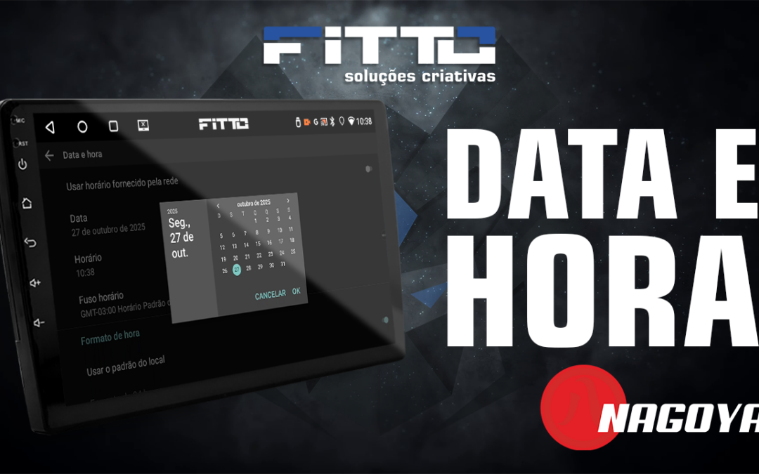 Ajustando a data e a hora