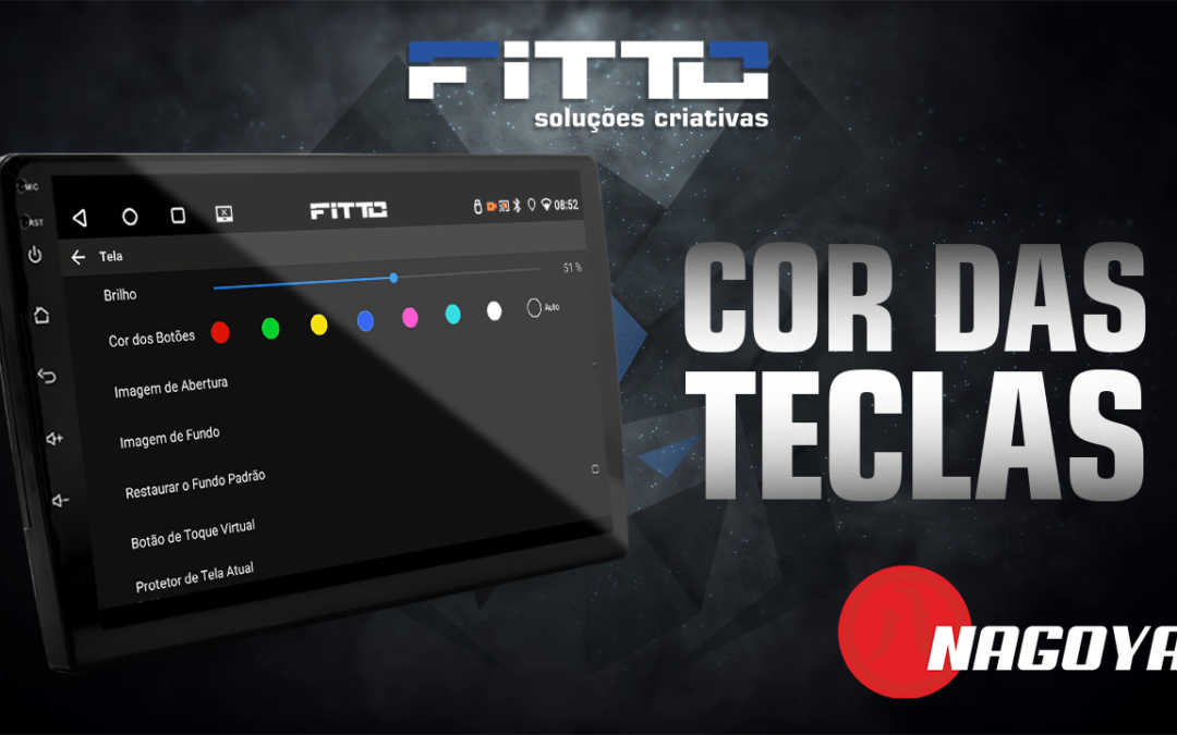 Cor das teclas