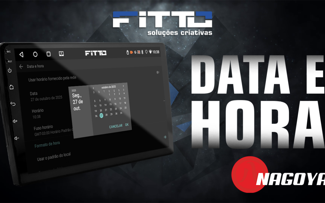 Ajustando data e hora